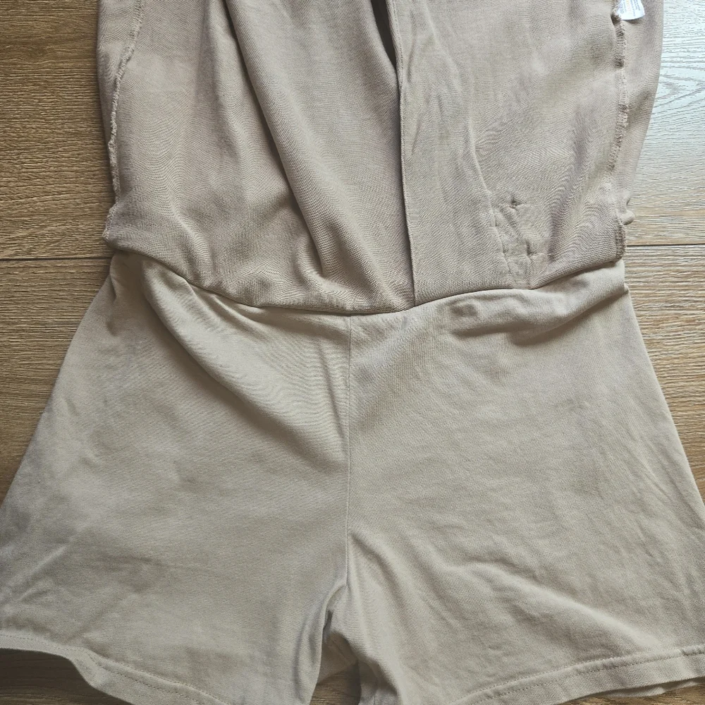 Lands' End Girls Beige Ribbed Skort